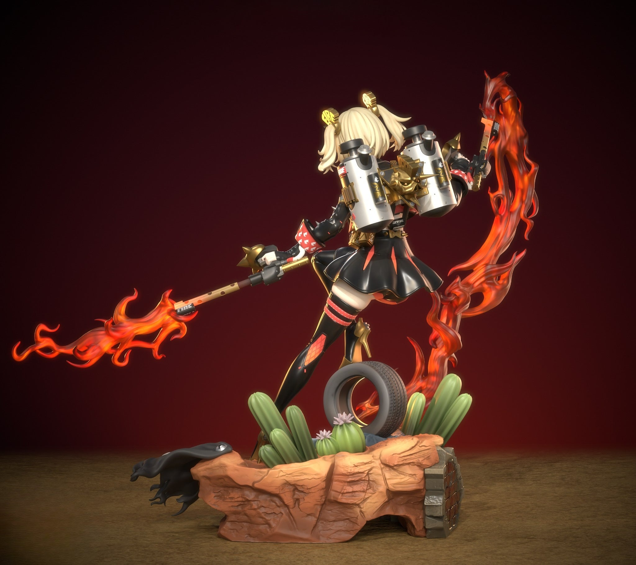 3249 Burnice White - Zenless Zone Zero - STL 3D Print Files – My Stl