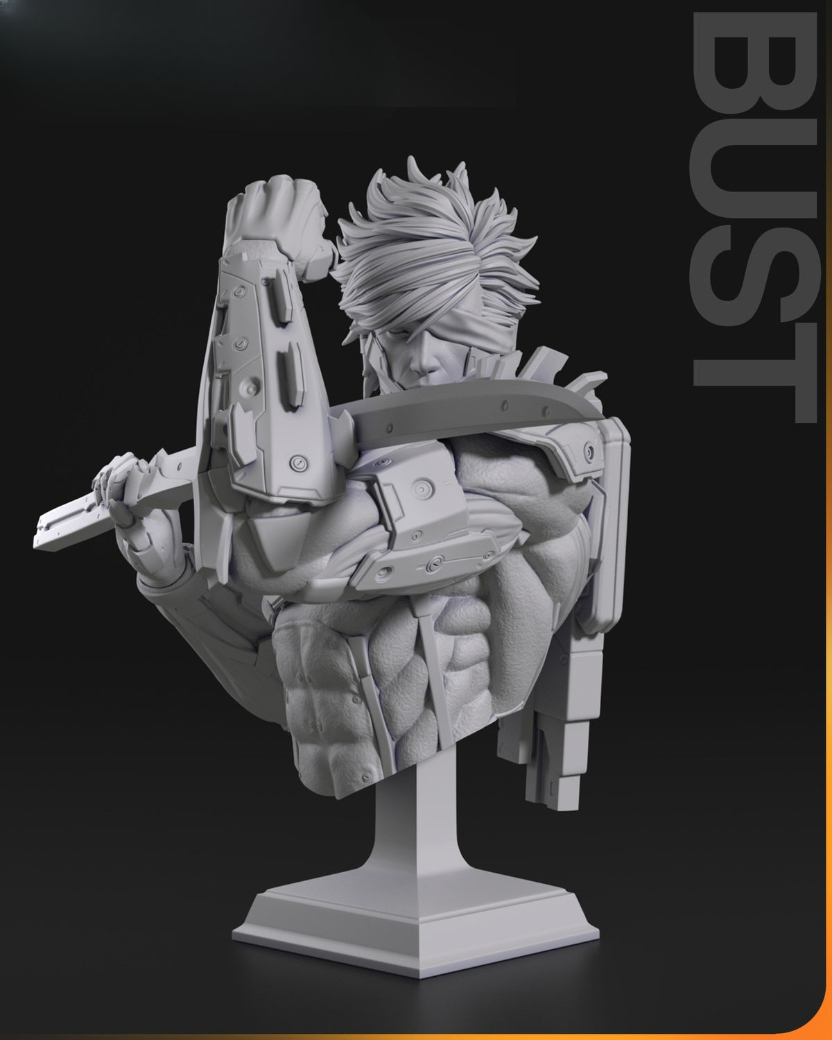 3658 Raiden - Metal Gear - STL 3D Print Files – My Stl