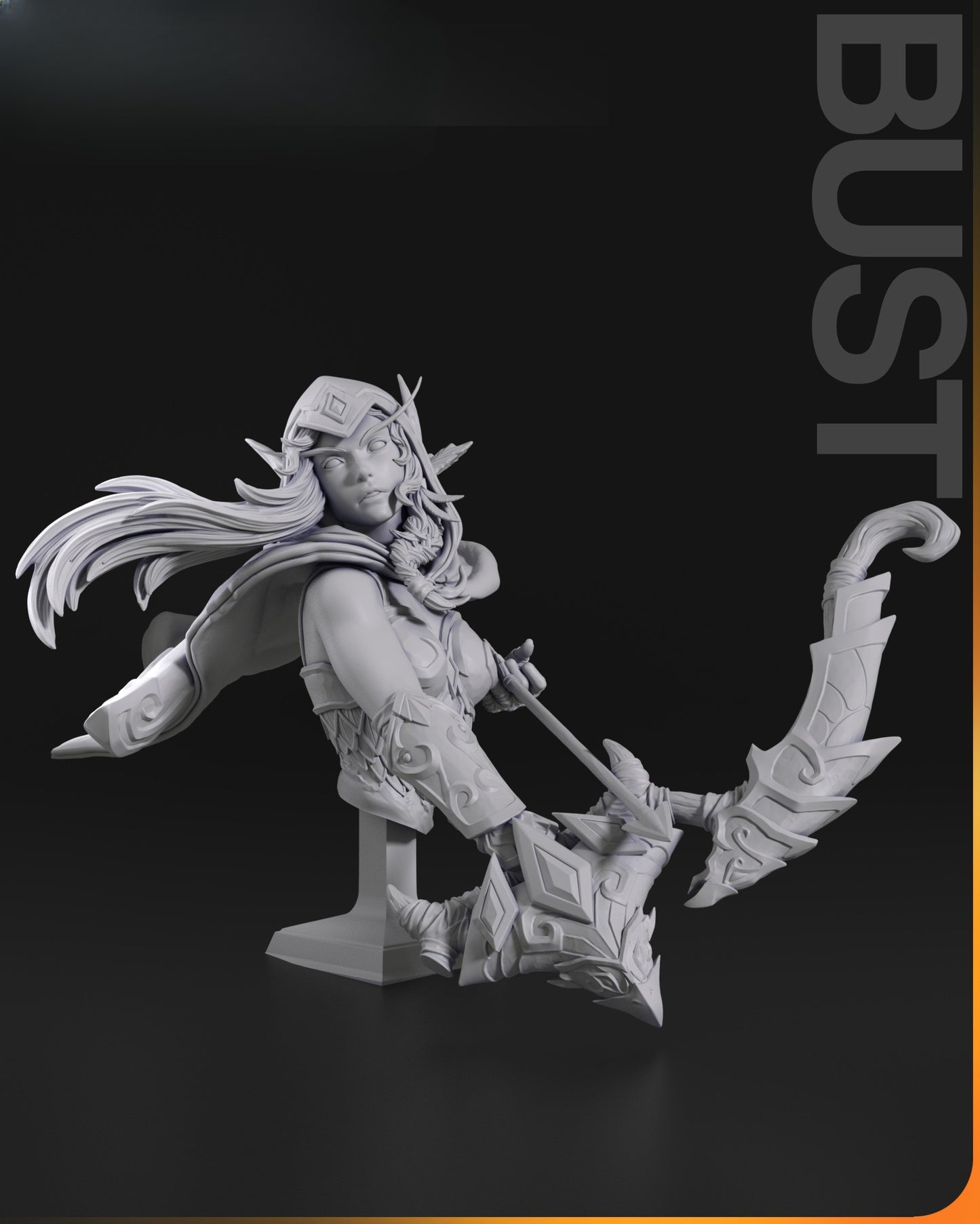 4302 Sylvanas Windrunner - World of Warcraft - STL 3D Print Files