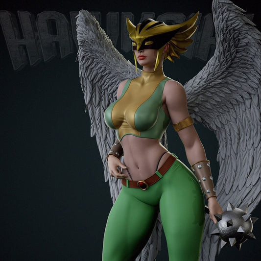 3803 Hawkgirl - DC Comics - STL 3D Print Files
