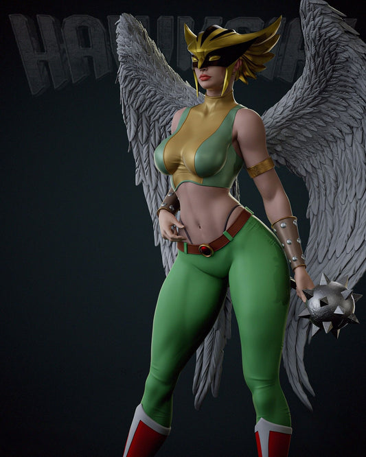 3862 Hawkgirl NSFW - DC Comics - STL 3D Print Files