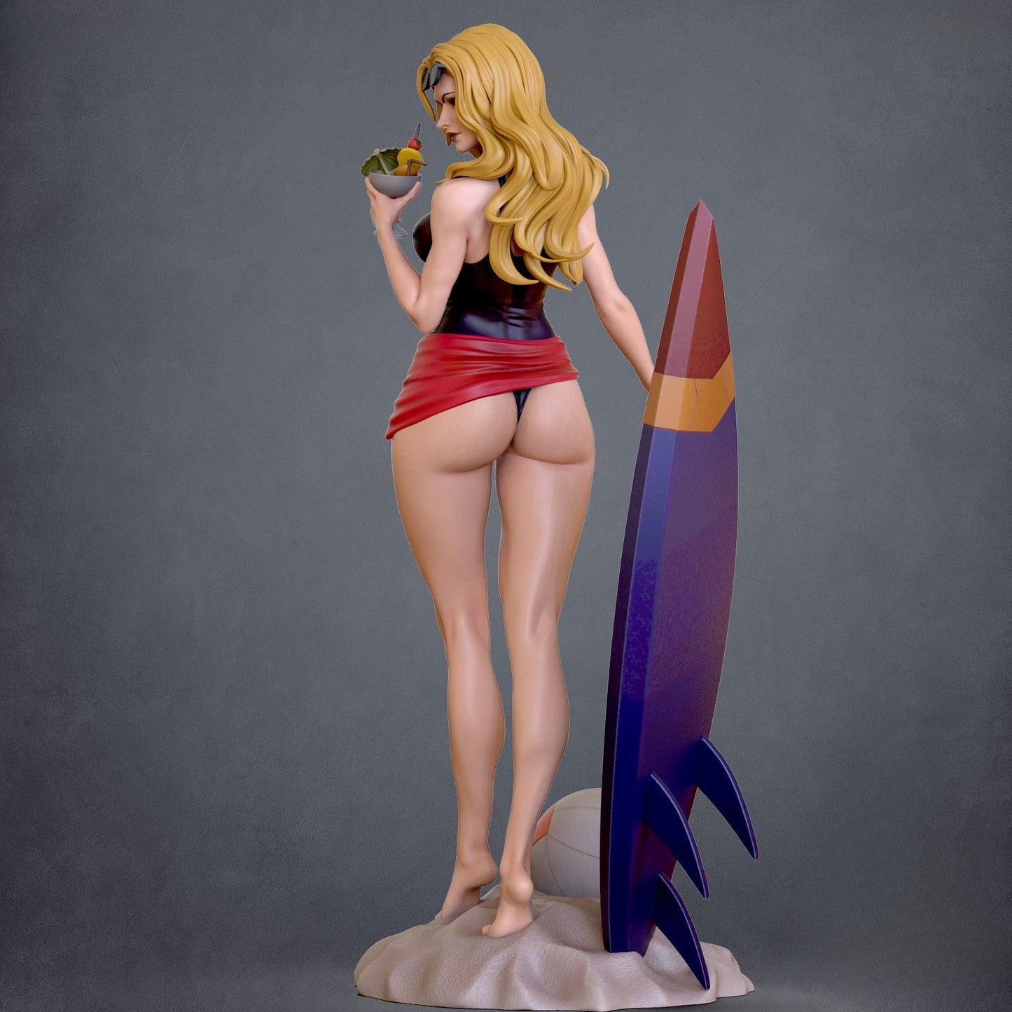 4244 Captain Marvel Swimsuit NSFW - Marvel Comics - STL 3D Print Files