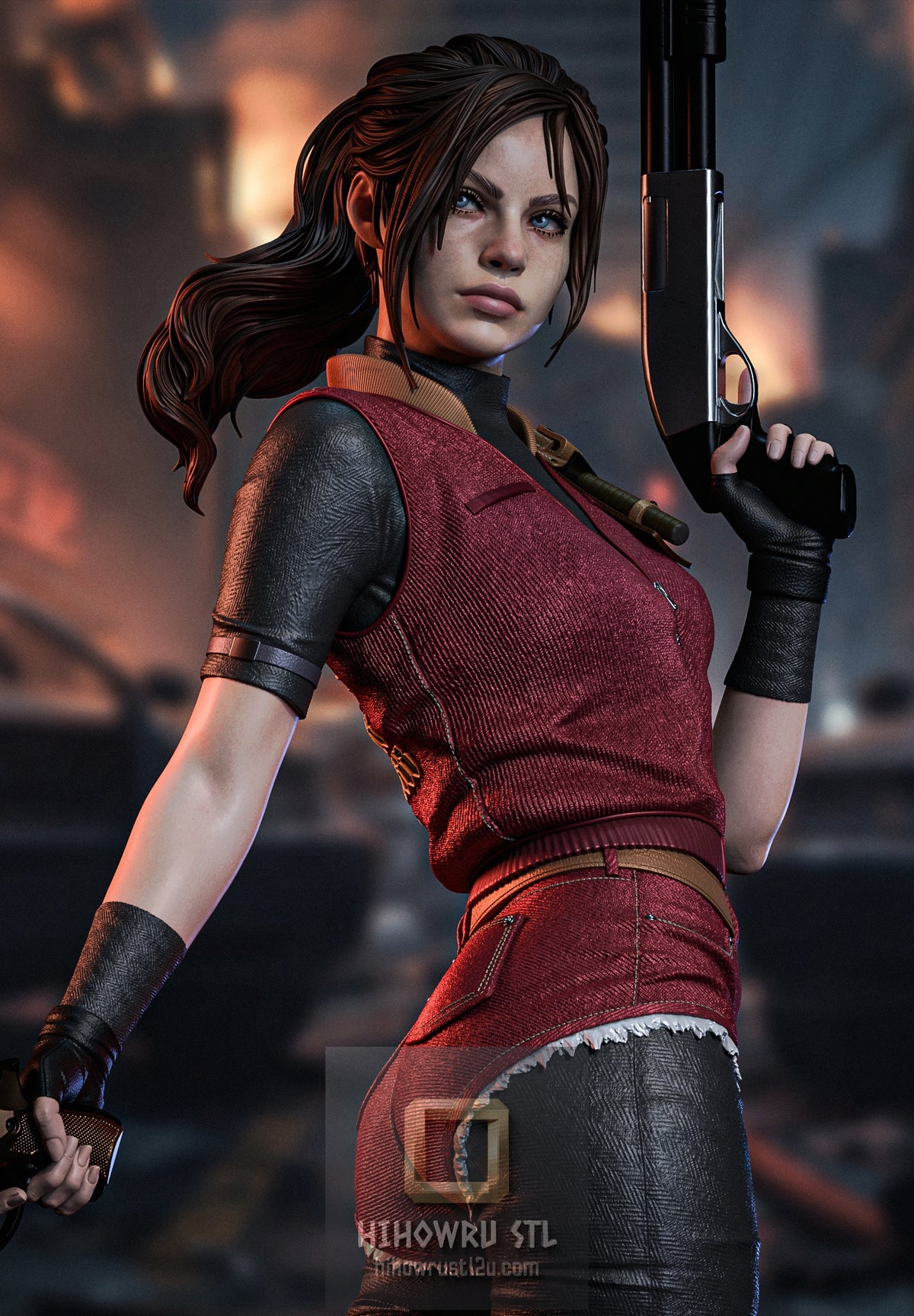 5621 Claire Redfield - Resident Evil - STL 3D Print Files