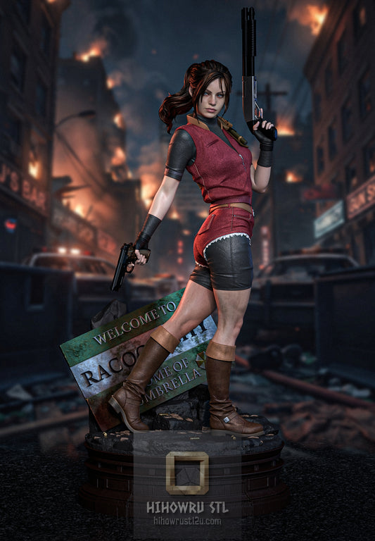 5621 Claire Redfield - Resident Evil - STL 3D Print Files