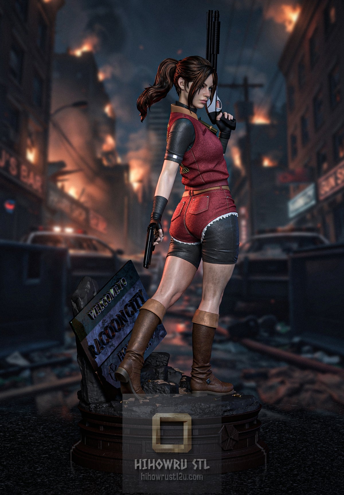 5621 Claire Redfield - Resident Evil - STL 3D Print Files