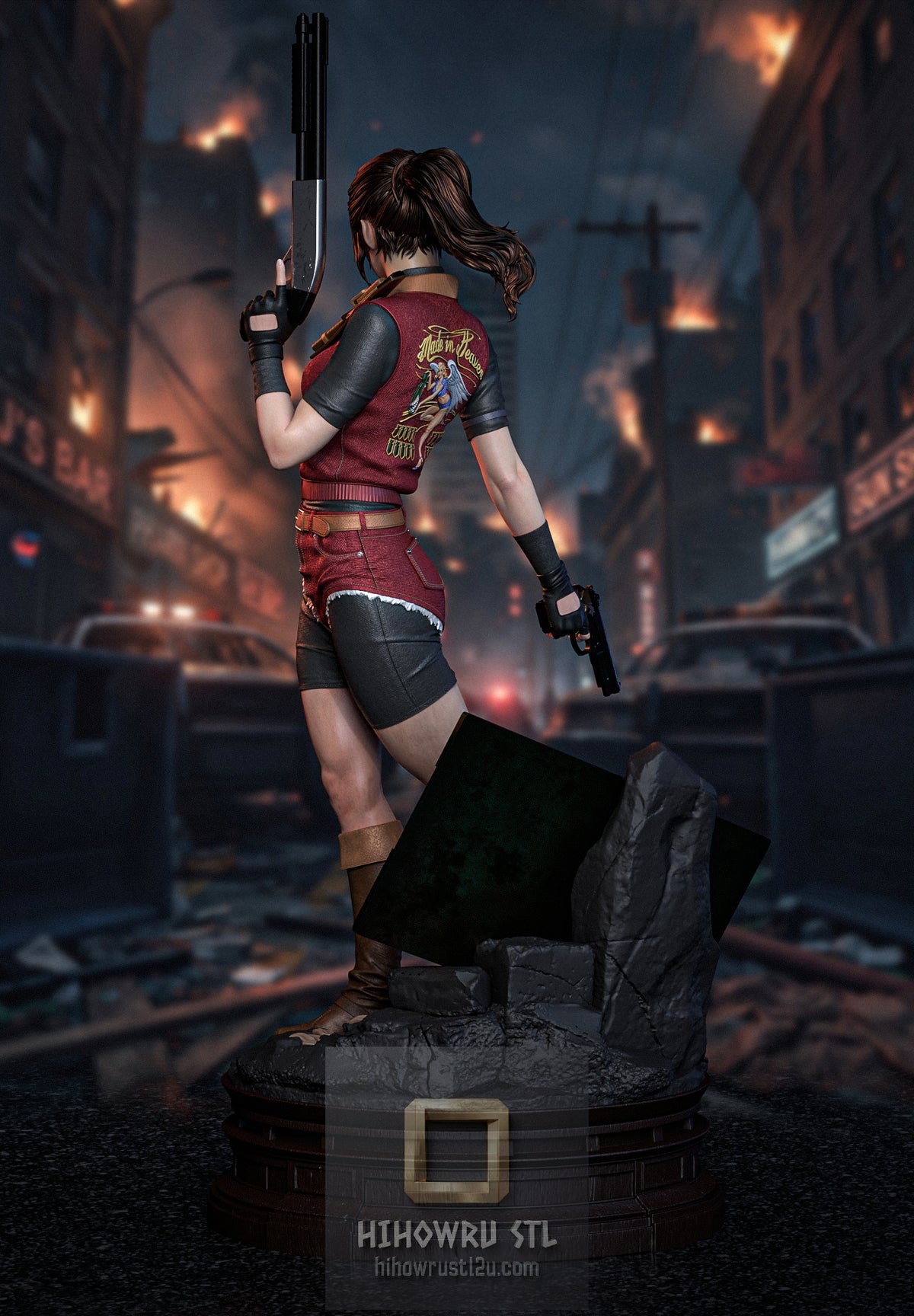 5621 Claire Redfield - Resident Evil - STL 3D Print Files