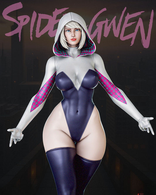 4198 Spider Gwen NSFW - Marvel Comics - STL 3D Print Files