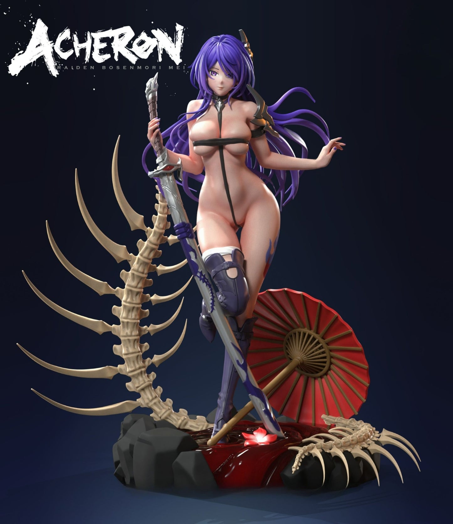 3822 Acheron NSFW - Honkai: Star Rail - STL 3D Print Files
