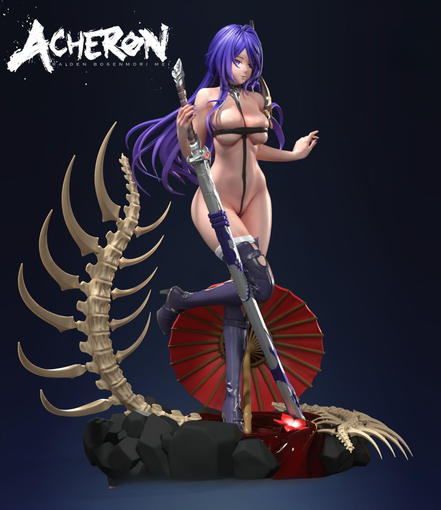 3822 Acheron NSFW - Honkai: Star Rail - STL 3D Print Files