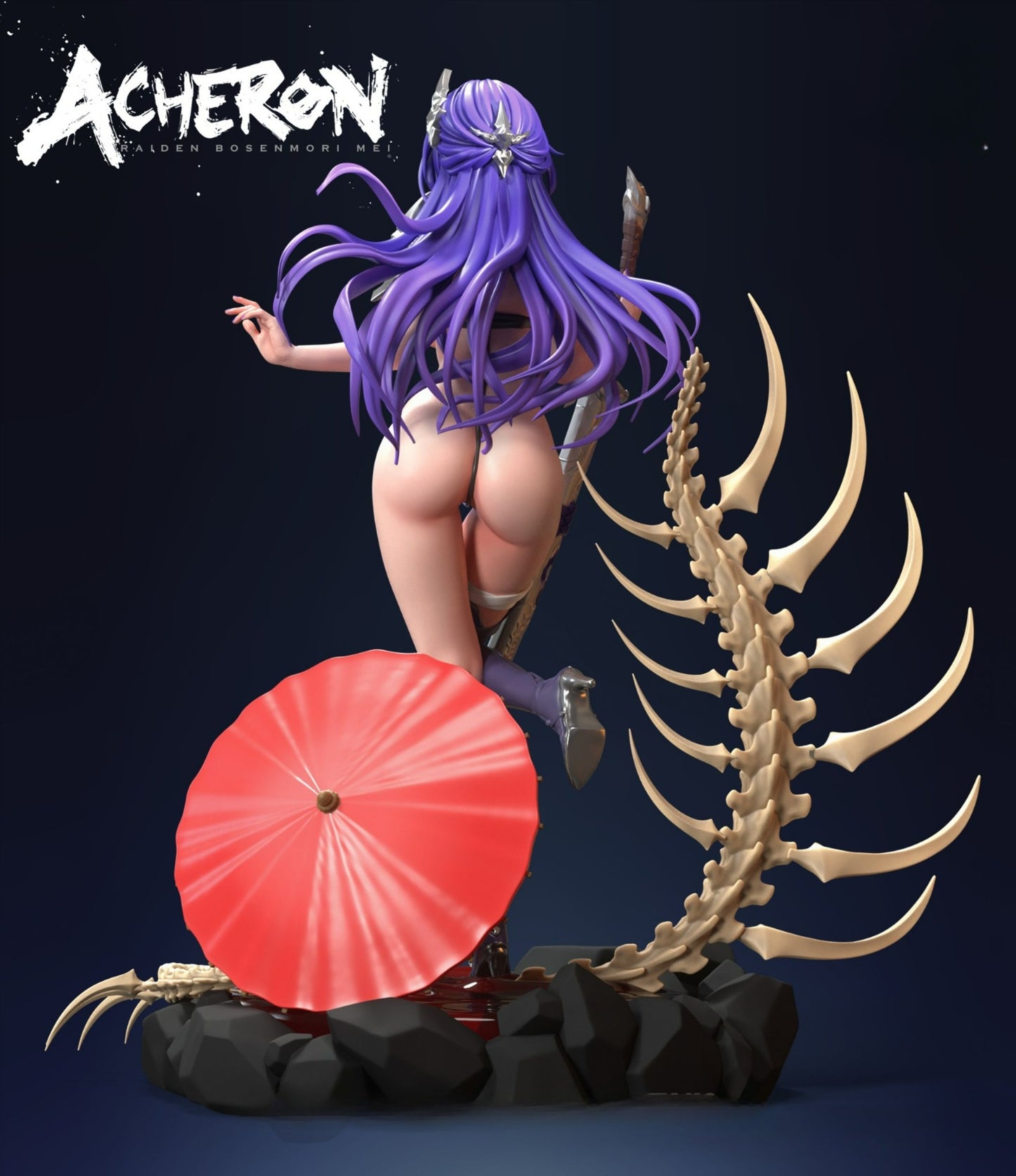 3822 Acheron NSFW - Honkai: Star Rail - STL 3D Print Files