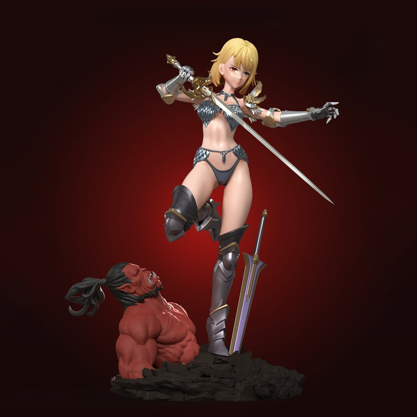 3805 Cha Hae-In NSFW - Solo Leveling - STL 3D Print Files