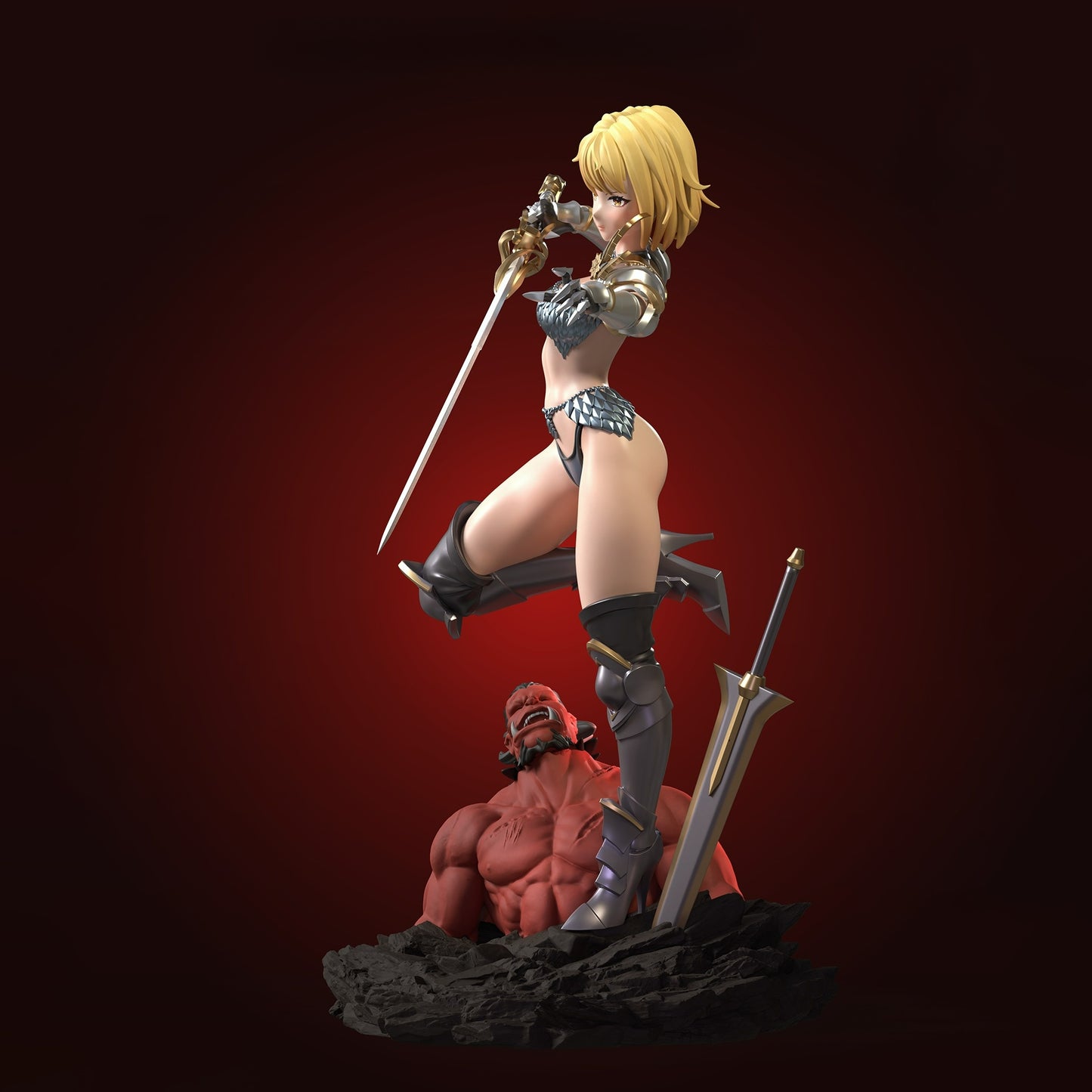 3805 Cha Hae-In NSFW - Solo Leveling - STL 3D Print Files