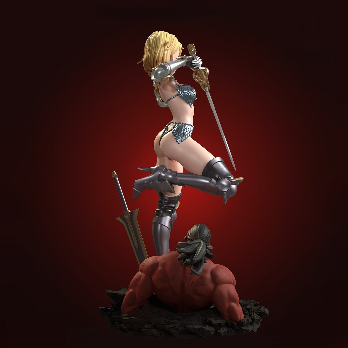 3805 Cha Hae-In NSFW - Solo Leveling - STL 3D Print Files