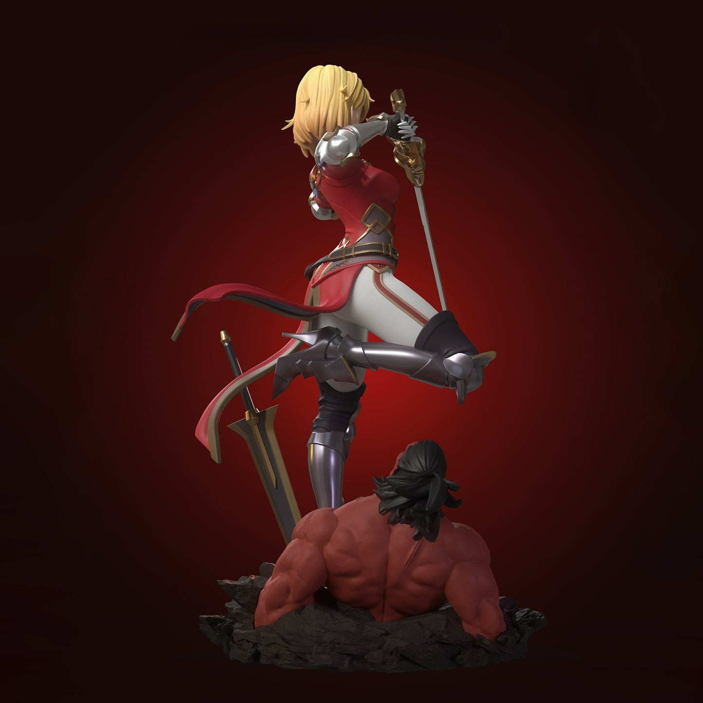 3805 Cha Hae-In NSFW - Solo Leveling - STL 3D Print Files