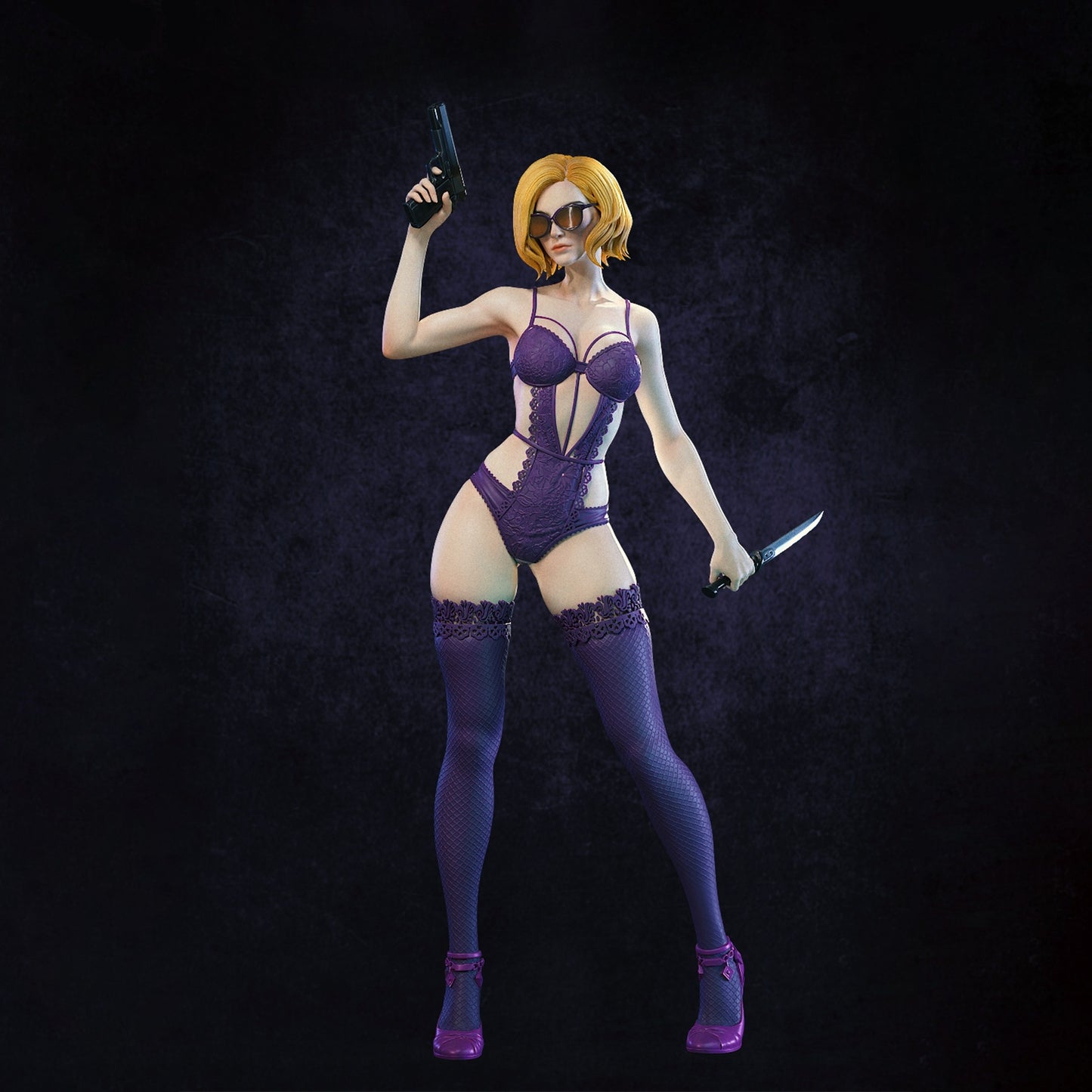 3301 Nina Williams NSFW - Tekken - STL 3D Print Files