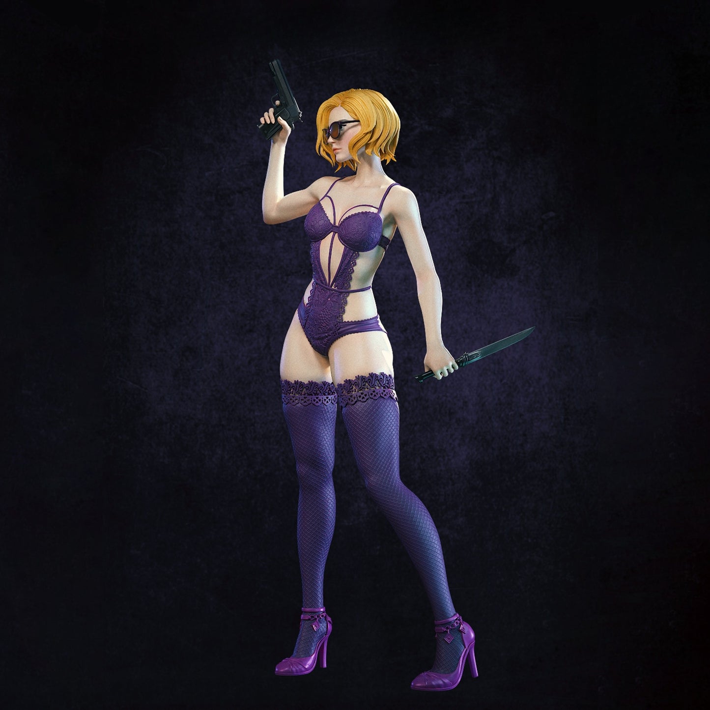 3301 Nina Williams NSFW - Tekken - STL 3D Print Files