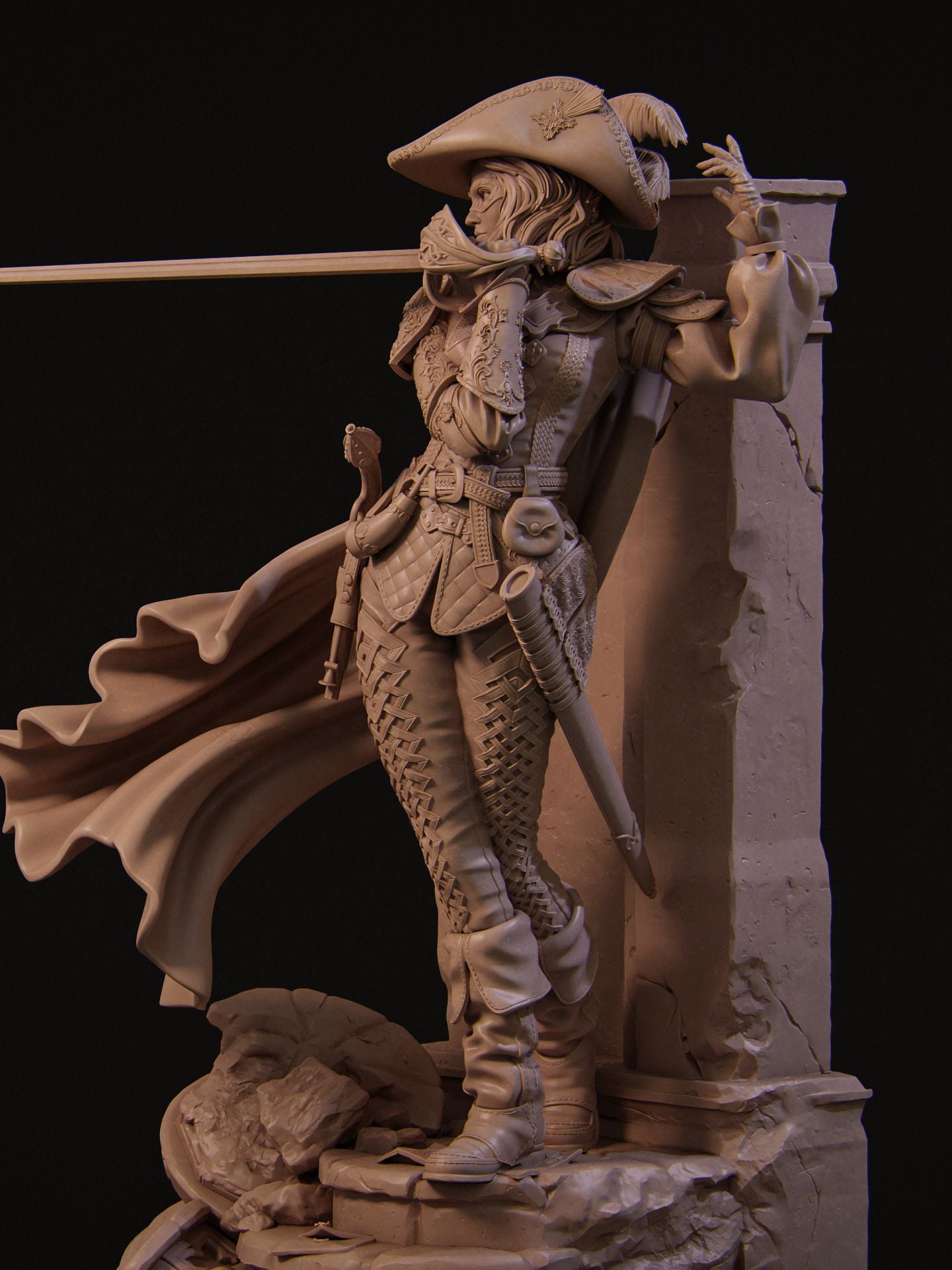 4281 Camilla Hunter - The Duelist - STL 3D Print Files