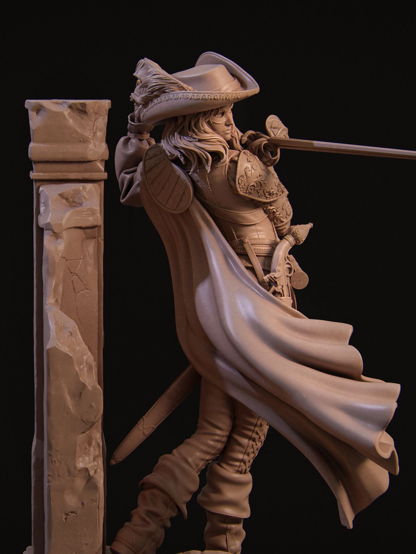 4281 Camilla Hunter - The Duelist - STL 3D Print Files