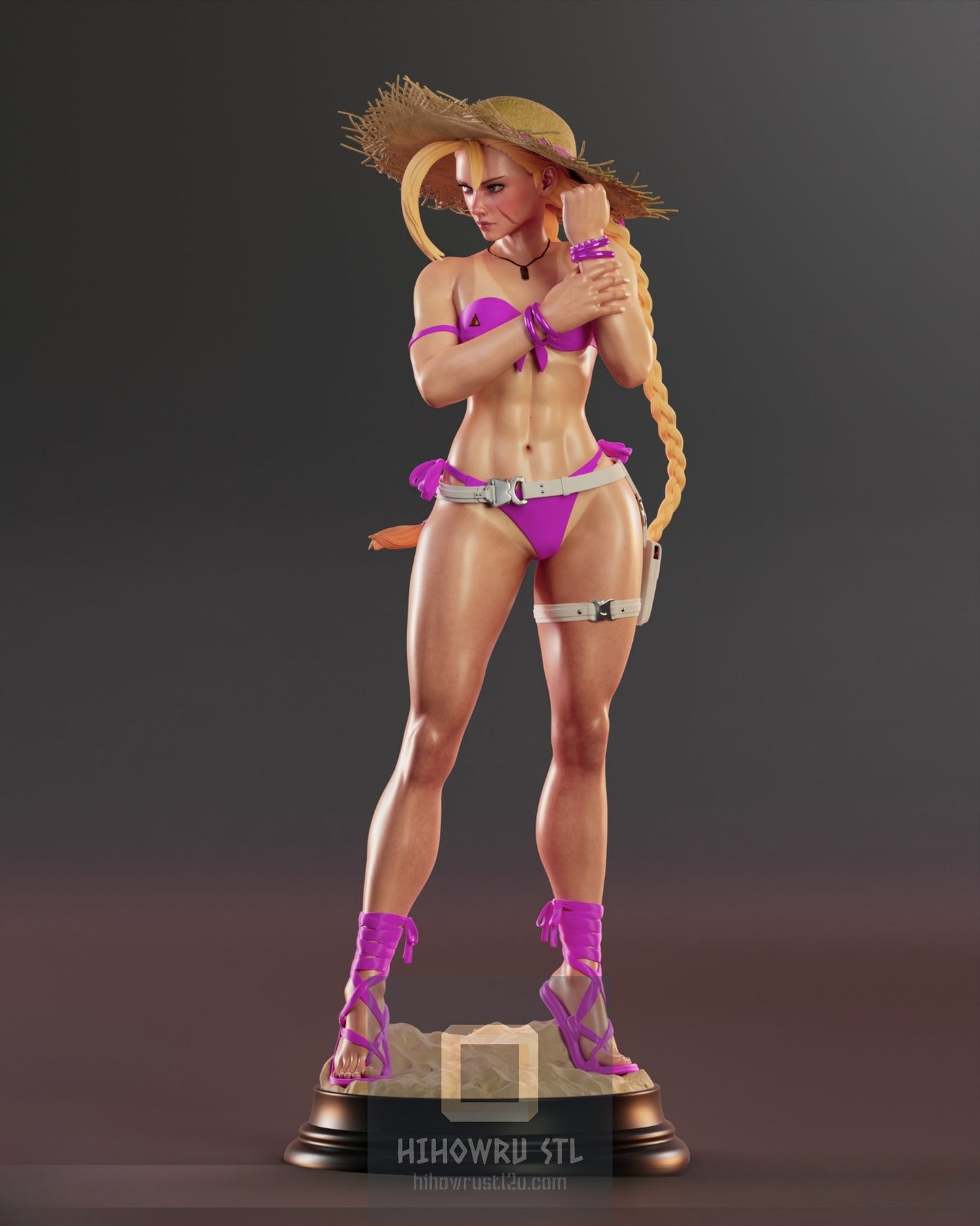 4575 Cammy - Street Fighter - STL 3D Print Files