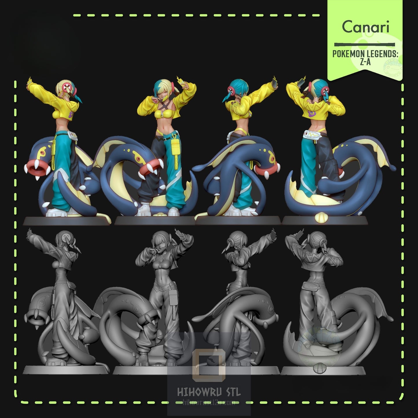 4622 Canari - Pokemon Legends - STL 3D Print Files