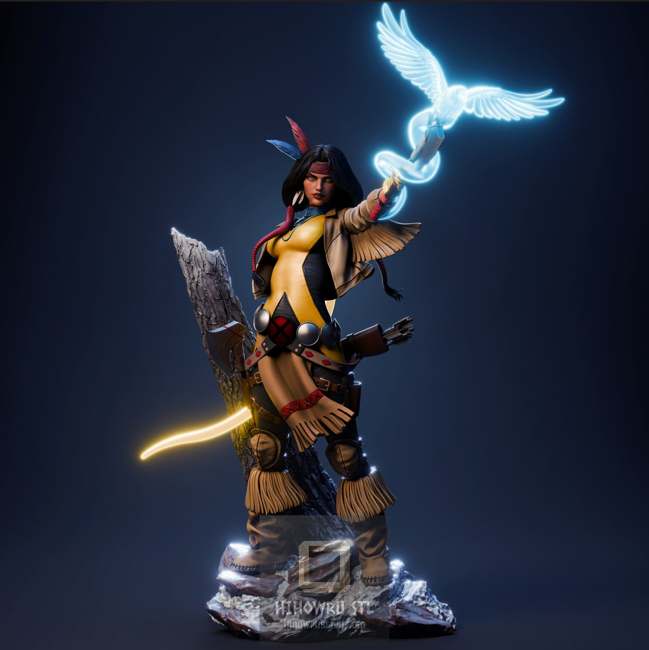5217 Danielle Moonstar - Marvel Comics - STL 3D Print Files