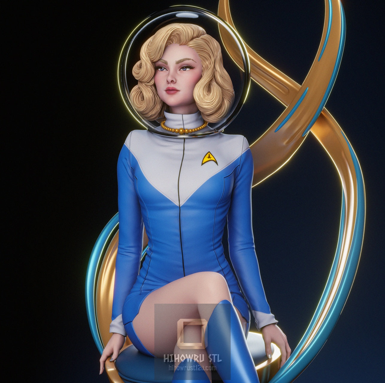 5249 Starfleet Officer - Star Trek - STL 3D Print Files