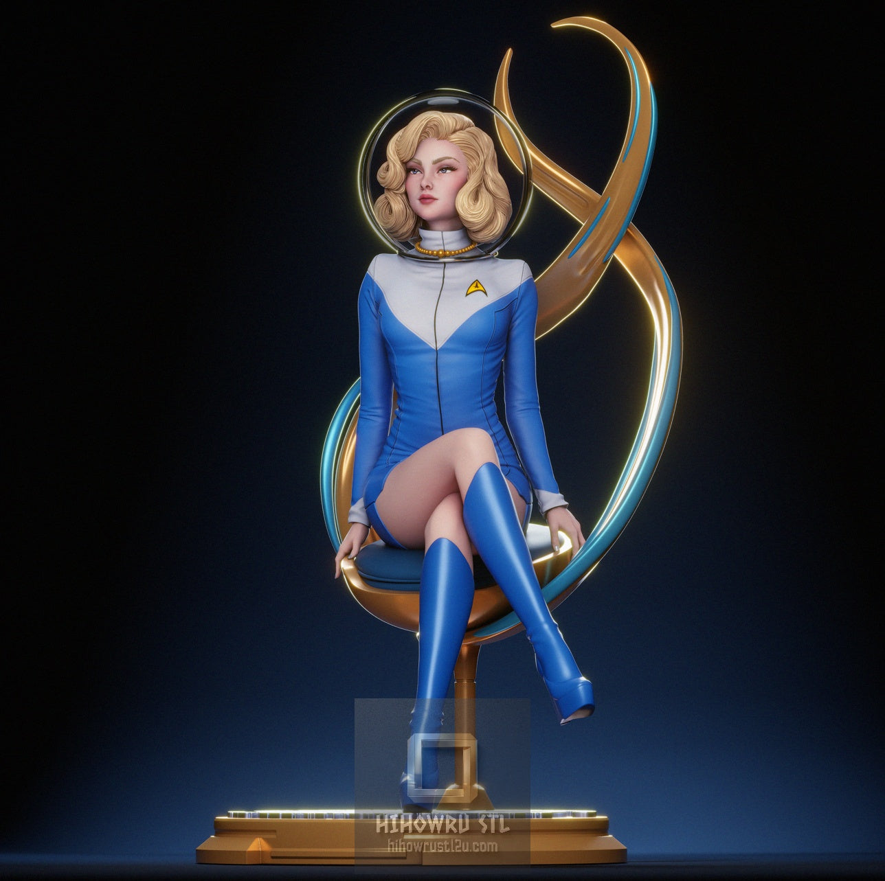 5249 Starfleet Officer - Star Trek - STL 3D Print Files