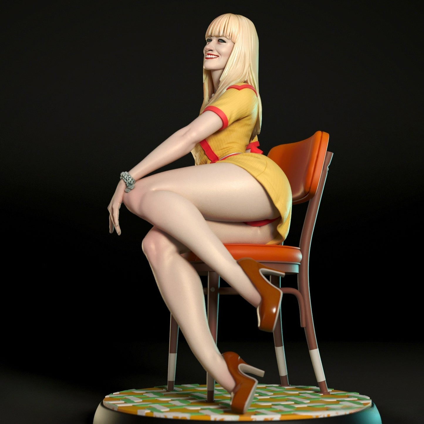 3784 Caroline Channing NSFW - 2 Broke Girls - STL 3D Print Files