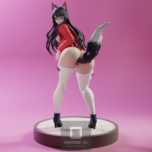 4552 Cat Girl NSFW - STL 3D Print Files