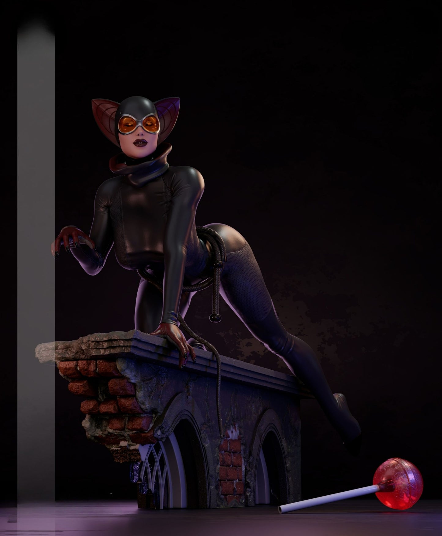 3830 Catwoman NSFW - DC COMICS - STL 3D Print Files
