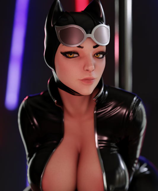 2940 Catwoman NSFW - DC COMICS - STL 3D Print Files