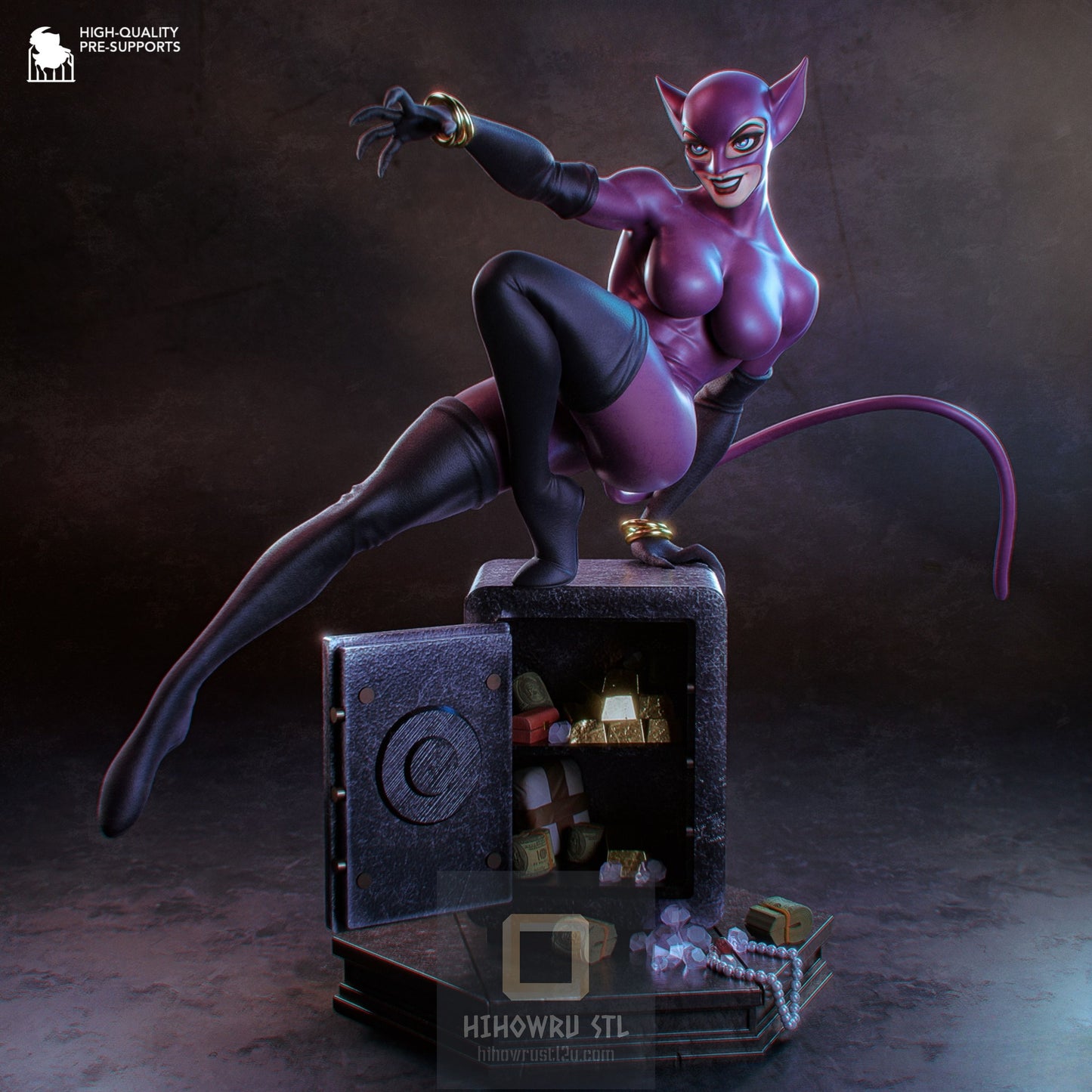 4818 Catwoman - DC COMICS - STL 3D Print Files