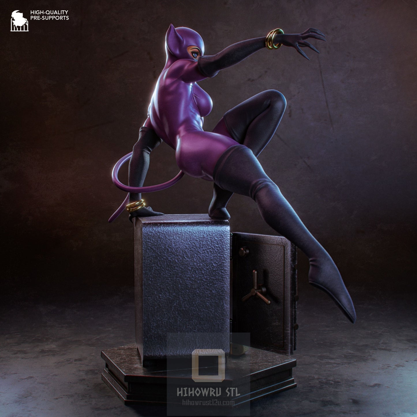 4818 Catwoman - DC COMICS - STL 3D Print Files
