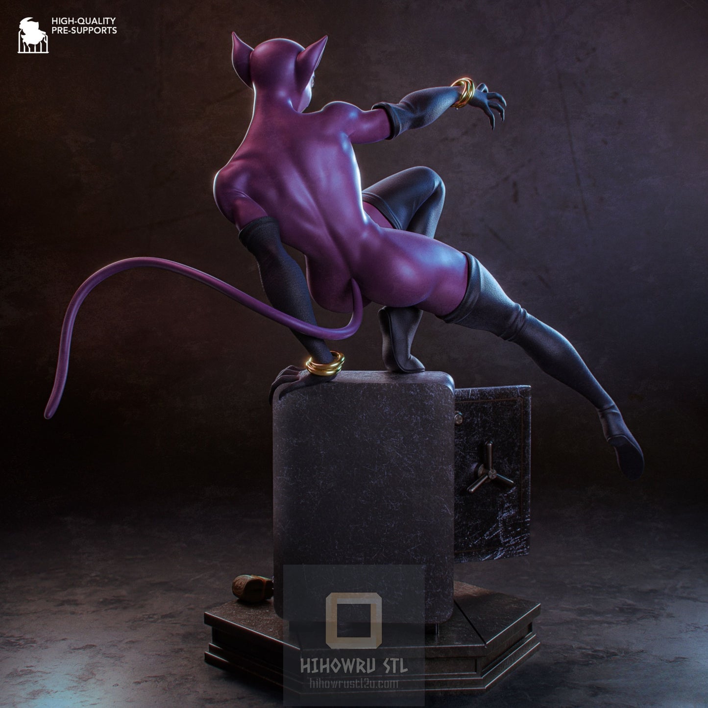 4818 Catwoman - DC COMICS - STL 3D Print Files