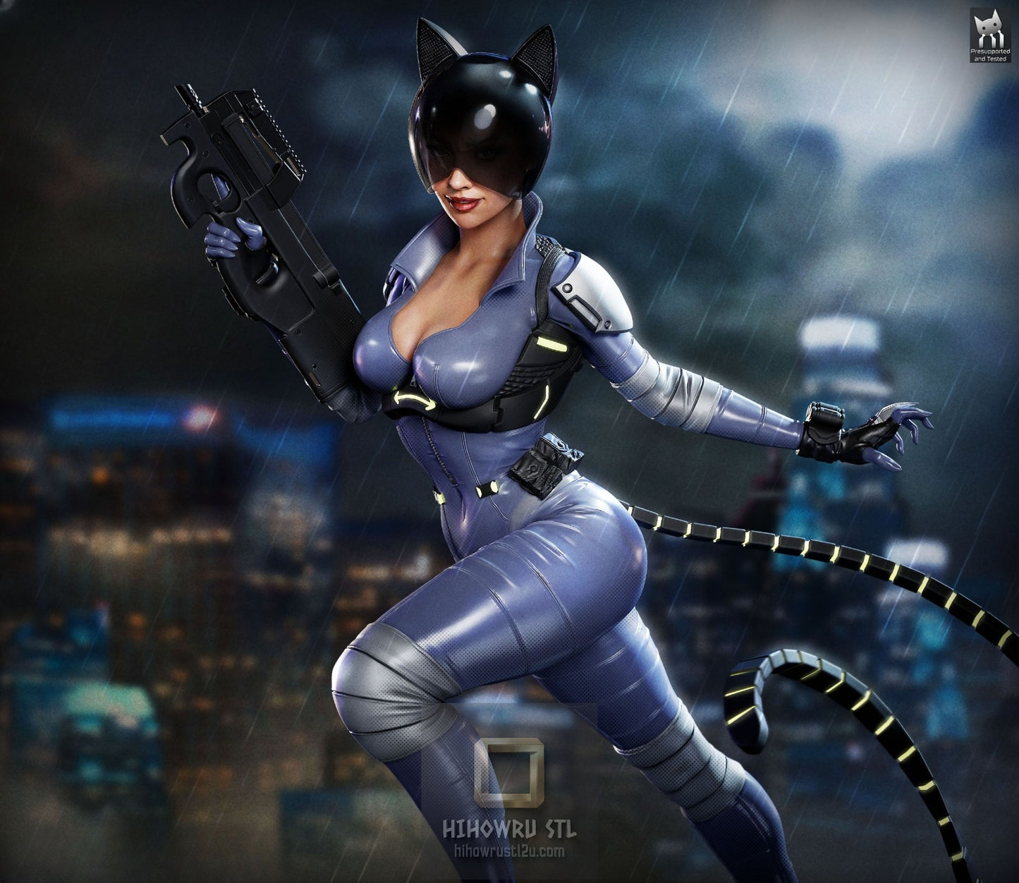 5414 Catwoman - DC COMICS - STL 3D Print Files