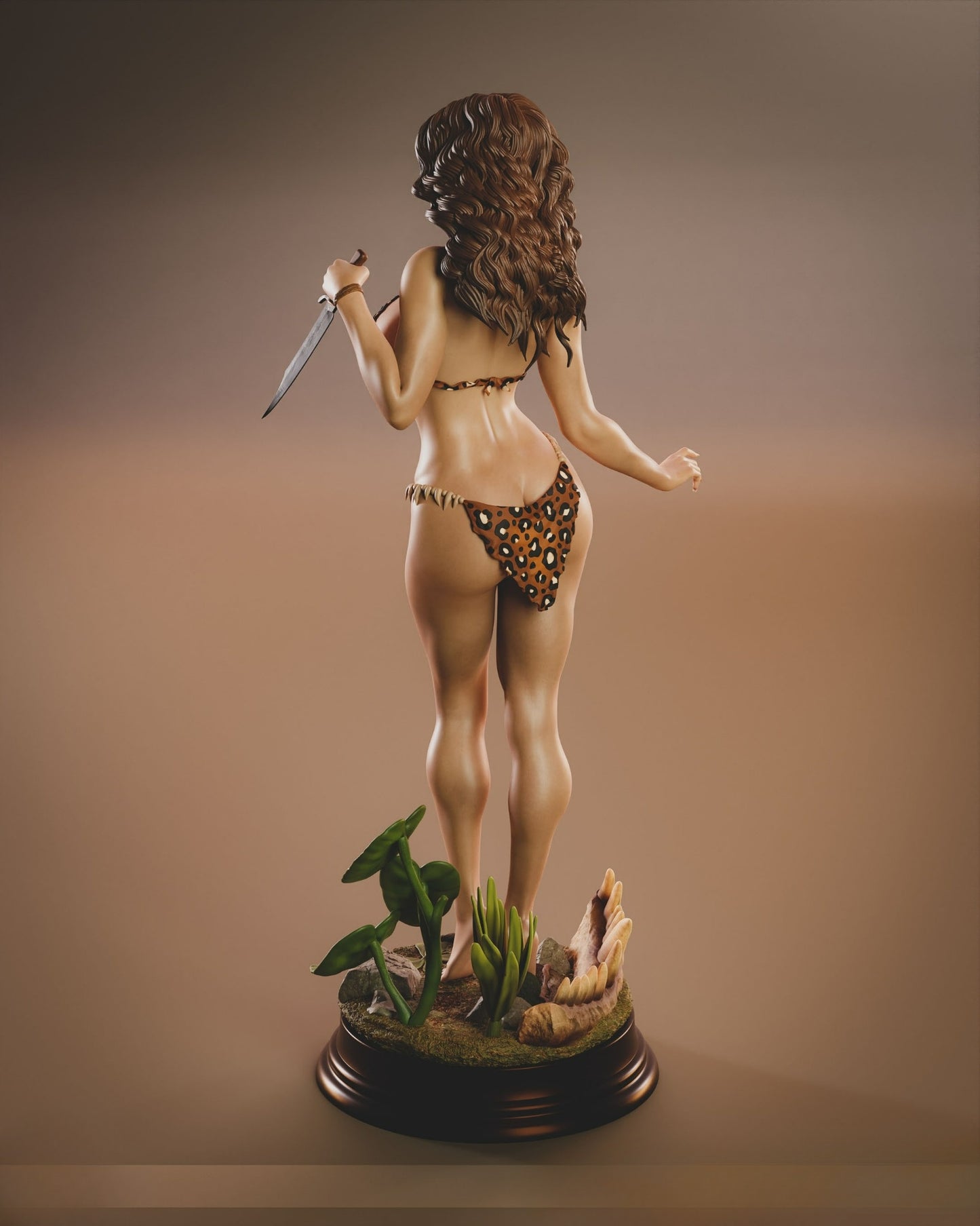 3417 Cavewoman - STL 3D Print Files