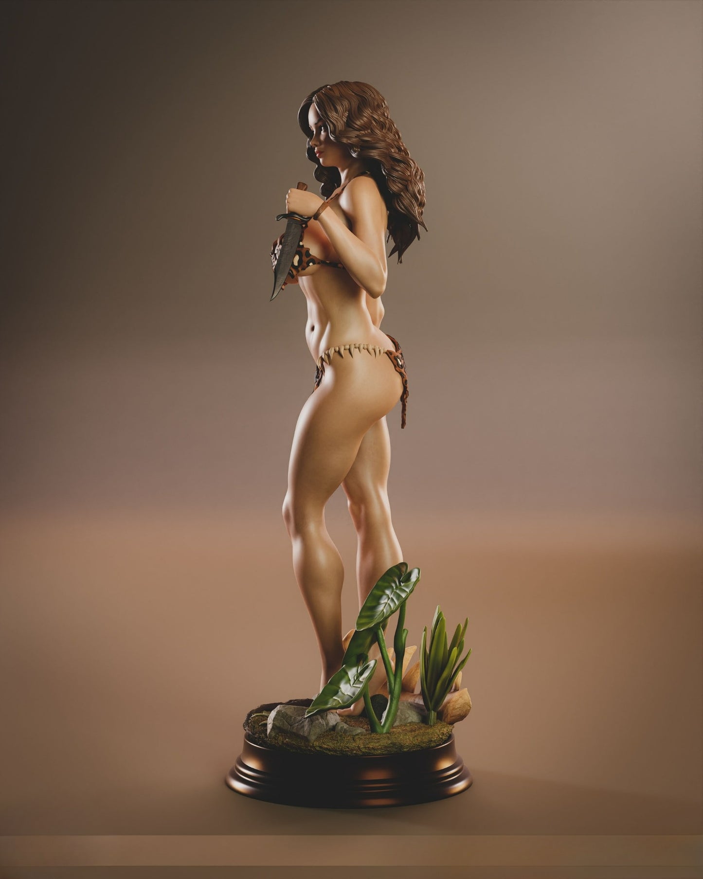 3417 Cavewoman - STL 3D Print Files