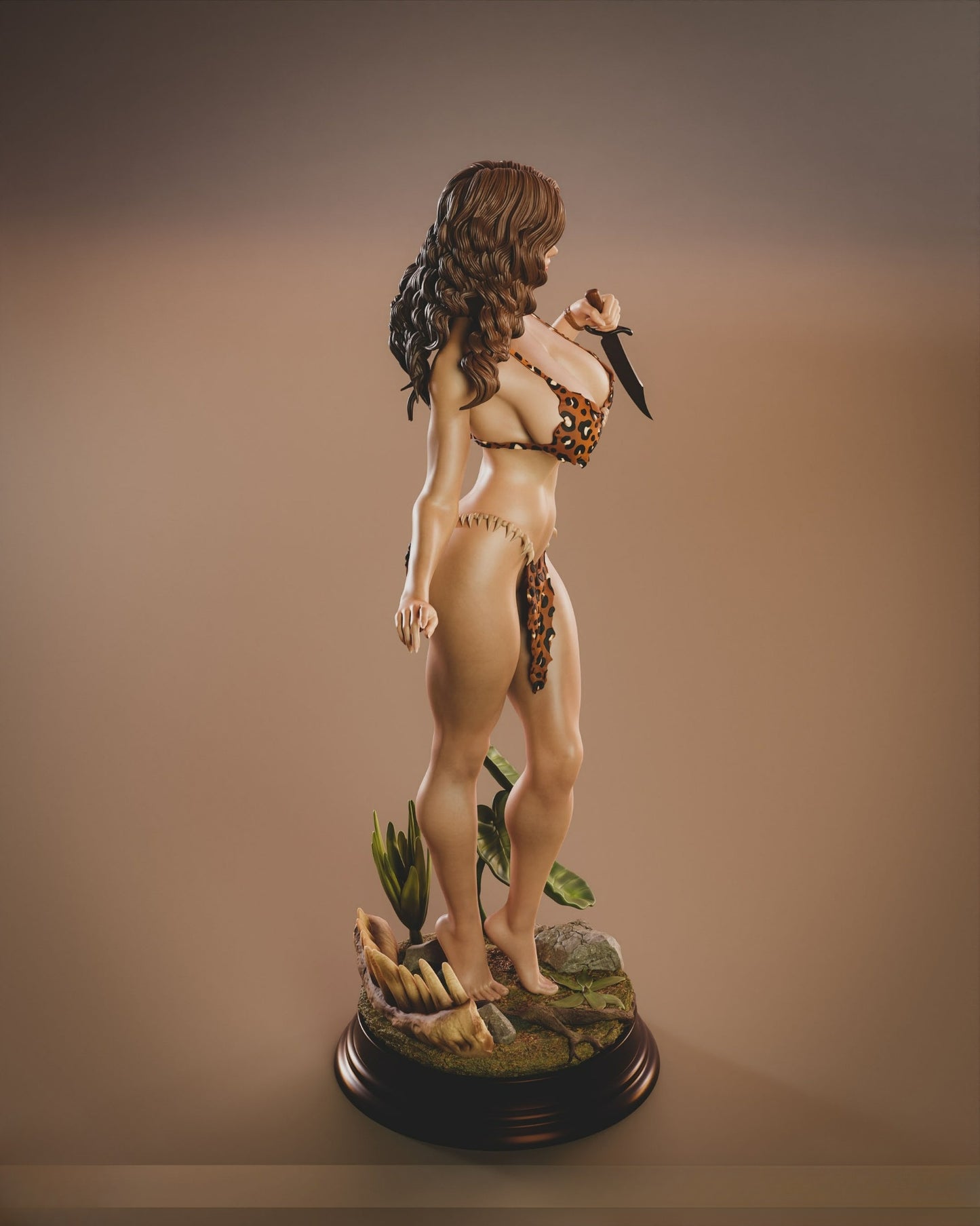 3417 Cavewoman - STL 3D Print Files