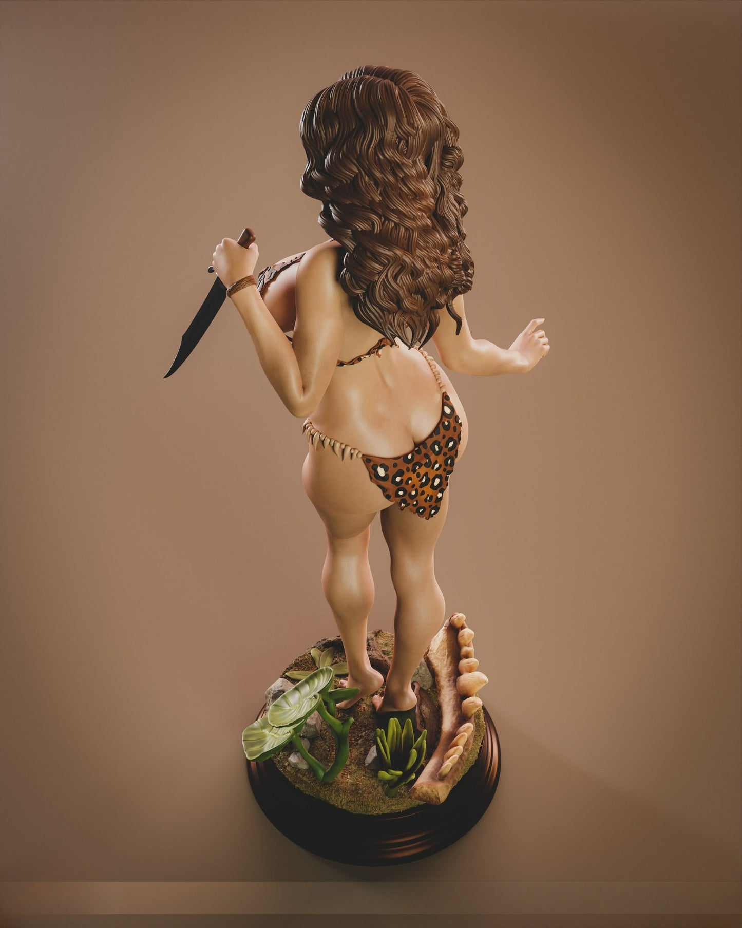 3417 Cavewoman - STL 3D Print Files