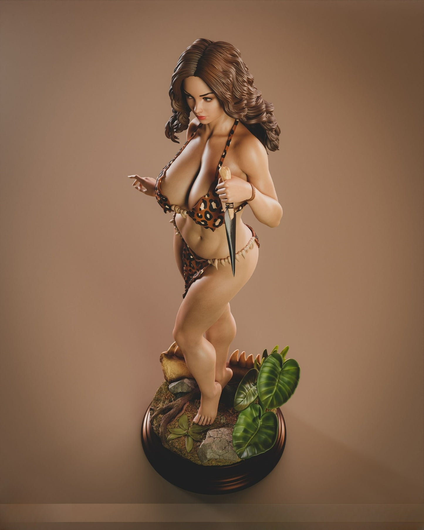 3417 Cavewoman - STL 3D Print Files