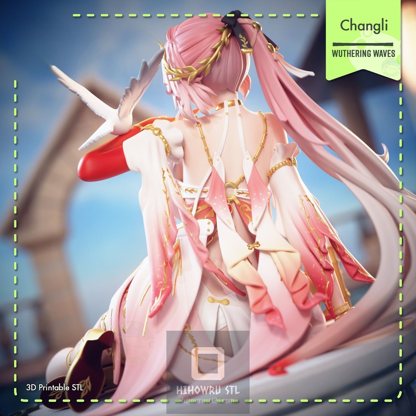4471 Changli - Wuthering Waves - STL 3D Print Files