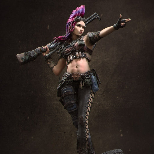 3362 Ramona - Wasteland Warrior - STL 3D Print Files