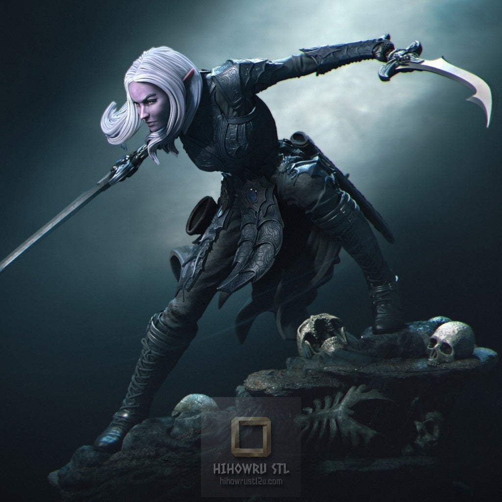 5089 Lierin - The Drow Fighter - STL 3D Print Files