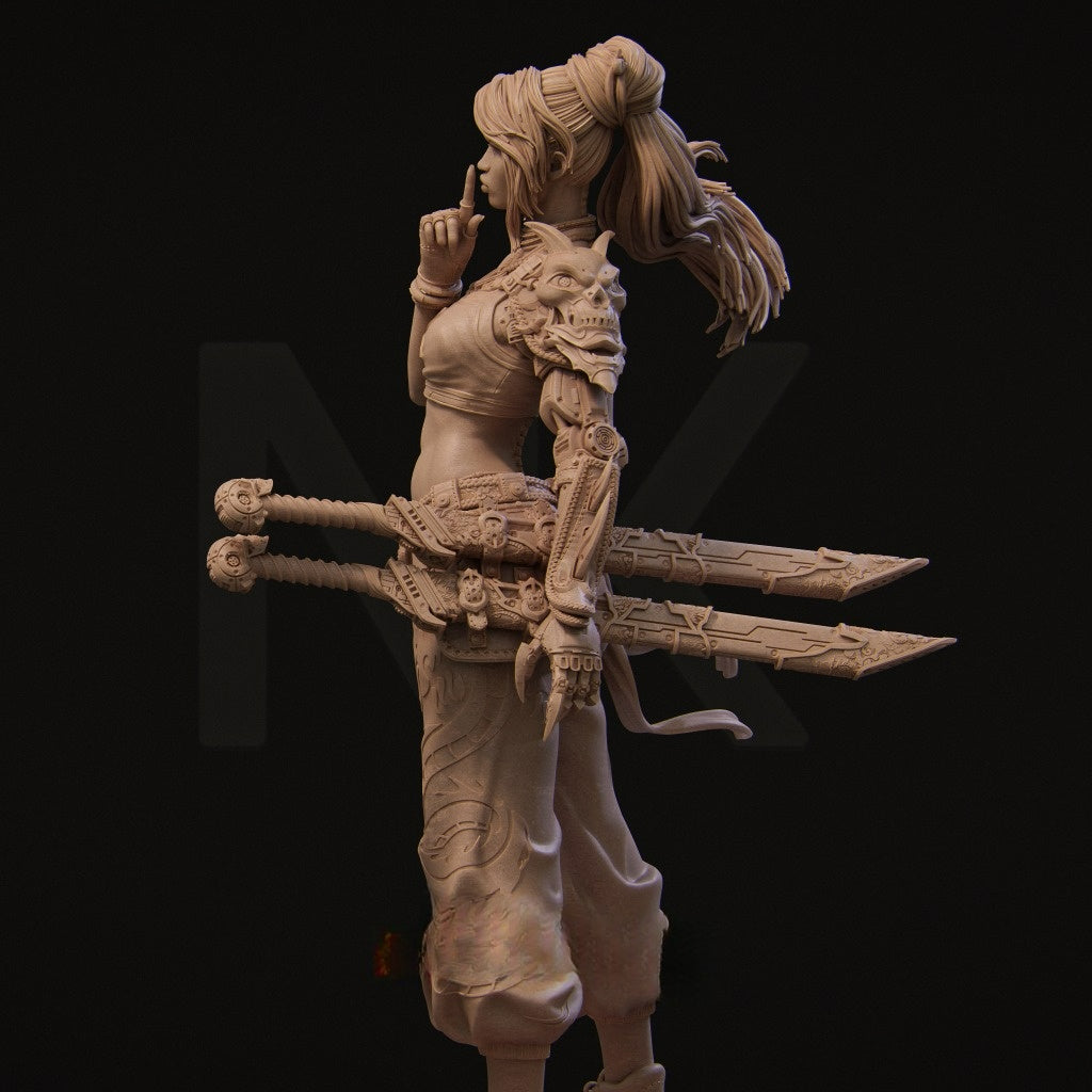 3352 Neo - Cyberpunk Samurai - STL 3D Print Files