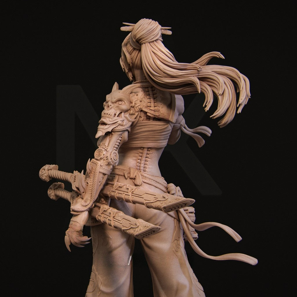 3352 Neo - Cyberpunk Samurai - STL 3D Print Files