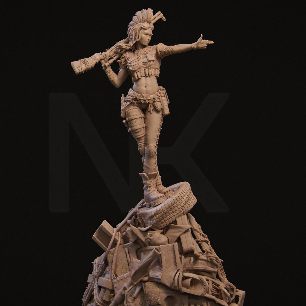 3362 Ramona - Wasteland Warrior - STL 3D Print Files