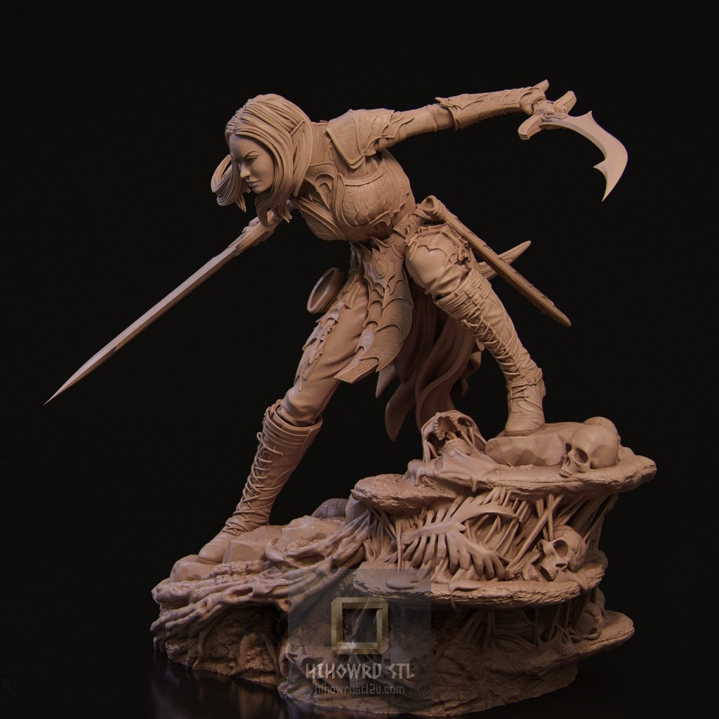5089 Lierin - The Drow Fighter - STL 3D Print Files