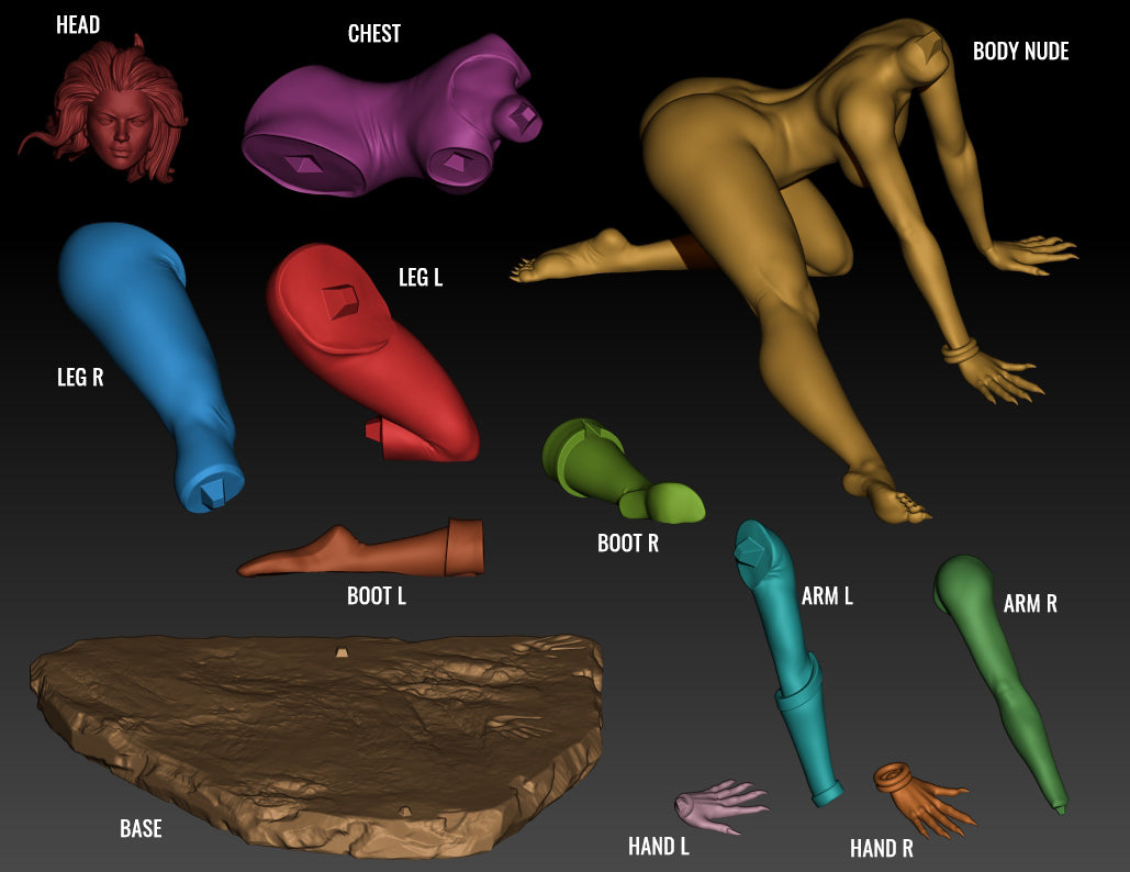 2050 Cheetara NSFW - ThunderCats - STL 3D Print Files