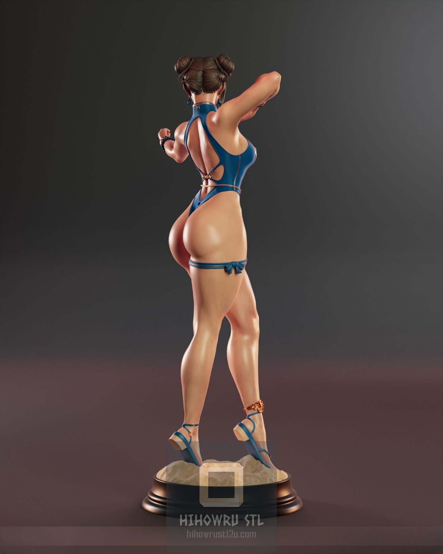 4414 Chun-Li - Street Fighter - STL 3D Print Files