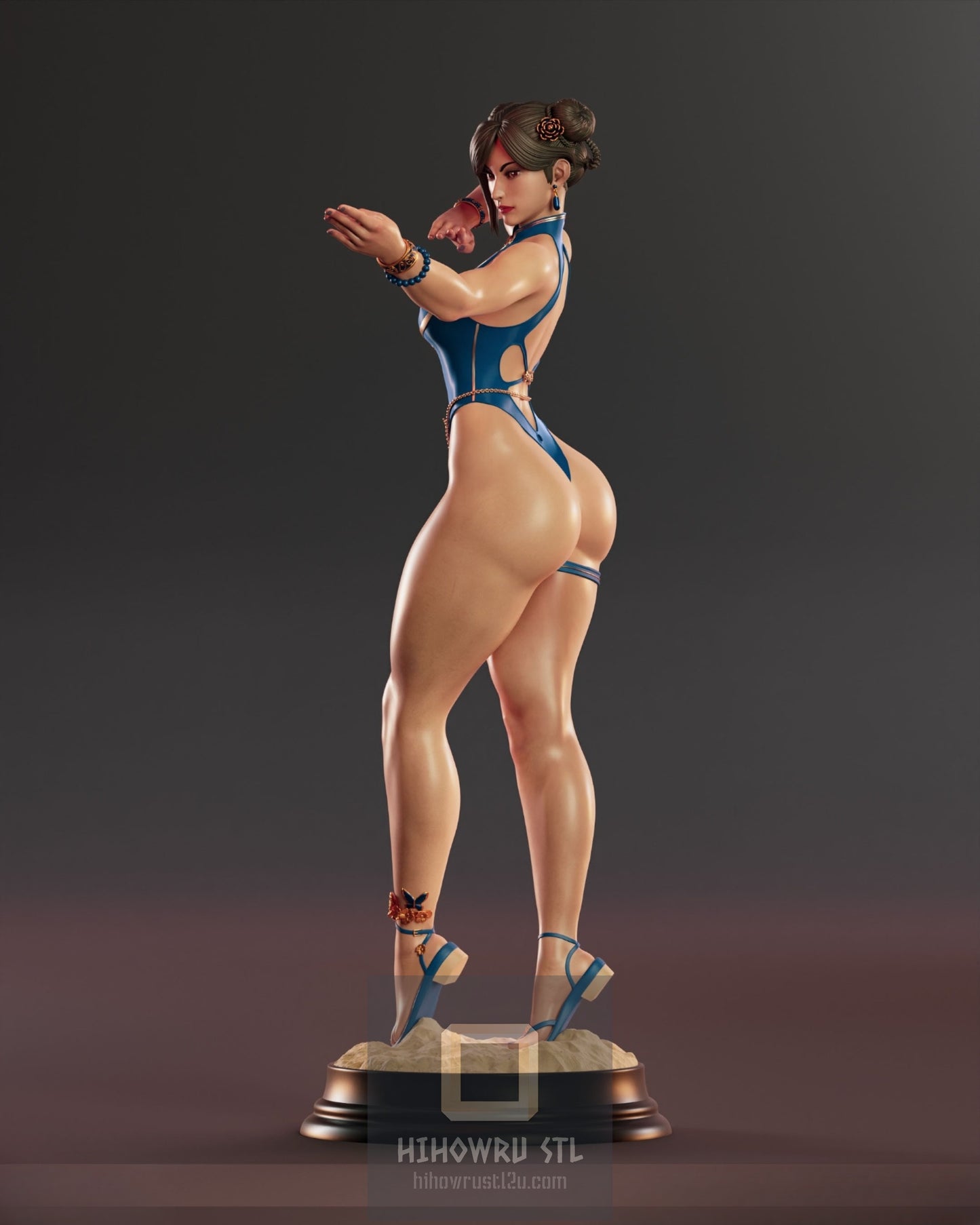 4414 Chun-Li - Street Fighter - STL 3D Print Files